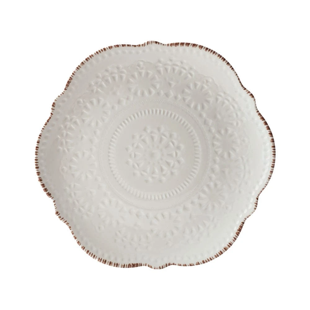 Chateau Cream 12 Piece Outdoor Melamine Dinnerware Set, Service For 4 9 Chateau Cream 12 Piece Outdoor Melamine Dinnerware Set, Service For 4 - Image 7