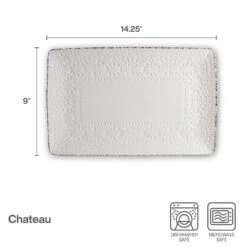 Chateau Cream Rectangular Platter 11 Chateau Cream Rectangular Platter -Kitchen Utensils chateau cream rectangular platter 5297023 5