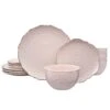 Chateau Pink 12 Piece Dinnerware Set, Service For 4 -Kitchen Utensils chateau pink 12 piece dinnerware set service for 4 5296079 9