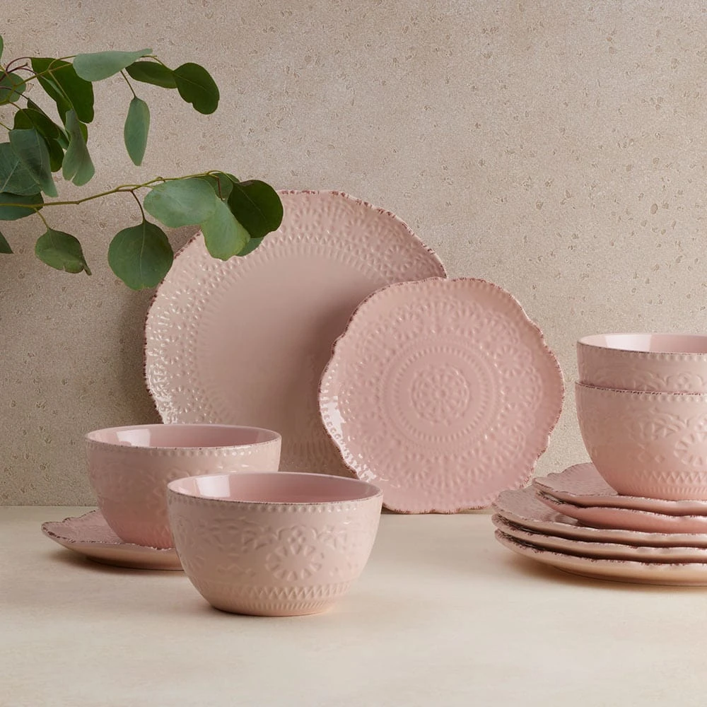 Chateau Pink Set Of 4 Salad Plates 5 Chateau Pink Set Of 4 Salad Plates - Image 3