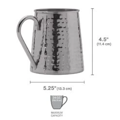Drew And Jonathan Stainless Hammered Set Of 2 Beer Mugs 8 Drew And Jonathan Stainless Hammered Set Of 2 Beer Mugs -Kitchen Utensils drew and jonathan stainless hammered set of 2 bar rmugs 5288508 4