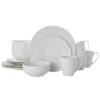 Flamingo White 16 Piece Dinnerware Set, Service For 4 -Kitchen Utensils flamingo white 16 piece dinnerware set service for 4 5268036 1