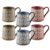 Floral Set Of 6 Mugs, Assorted 2 Floral Set Of 6 Mugs, Assorted -Kitchen Utensils floral set of 6 mugs assorted 5282145 1