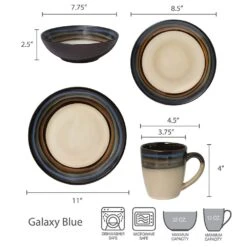 Galaxy Blue 16 Piece Dinnerware Set, Service For 4 13 Galaxy Blue 16 Piece Dinnerware Set, Service For 4 -Kitchen Utensils galaxy blue 16 piece dinnerware set service for 4 5111339 8 73e09ff3 4f51 44bb 99af 5eb85cad4d64