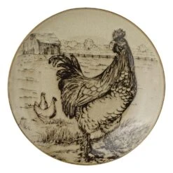 Homespun Rooster 16 Piece Dinnerware Set, Service For 4 12 Homespun Rooster 16 Piece Dinnerware Set, Service For 4 -Kitchen Utensils homespun rooster 16 piece dinnerware set service for 4 5177076 3