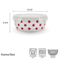Kenna Red Storage Bowl With Lid 11 Kenna Red Storage Bowl With Lid -Kitchen Utensils kenna red storage bowl with lid 5292333 5