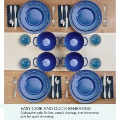 Kori Blue 12 Piece Dinnerware Set, Service For 4 13 Kori Blue 12 Piece Dinnerware Set, Service For 4 -Kitchen Utensils kori blue 12 piece dinnerware set service for 4 5291268 3