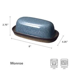 Monroe Blue Covered Butter Dish 9 Monroe Blue Covered Butter Dish -Kitchen Utensils monroe blue covered butter dish 5287557 4
