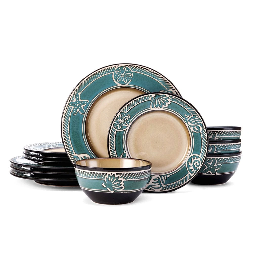 Montego 12 Piece Dinnerware Set, Service For 4 3 Montego 12 Piece Dinnerware Set, Service For 4