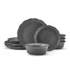 Noah 12 Piece Dinnerware Set, Service For 4 -Kitchen Utensils noah 12 piece dinnerware set service for 4 5293902 1