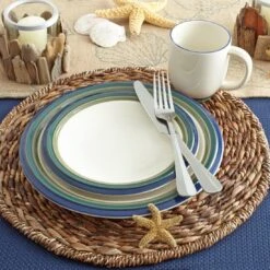 Ocean Breeze Dinnerware Set 11 Ocean Breeze Dinnerware Set -Kitchen Utensils obp1