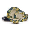 Painted Lemons 12 Piece Dinnerware Set, Service For 4 2 Painted Lemons 12 Piece Dinnerware Set, Service For 4 -Kitchen Utensils painted lemons 12 piece dinnerware set service for 4 5296894 1