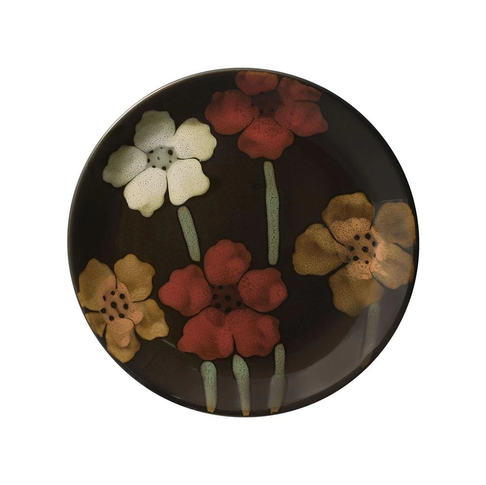 Painted Poppies Accent Salad Plate 3 Painted Poppies Accent Salad Plate