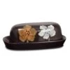 Painted Poppies Covered Butter Dish -Kitchen Utensils painted poppies covered butter dish 5160529 1