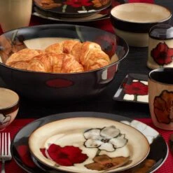 Painted Poppies Salad Plate 8 Painted Poppies Salad Plate -Kitchen Utensils painted poppies salad plate 5105833 3