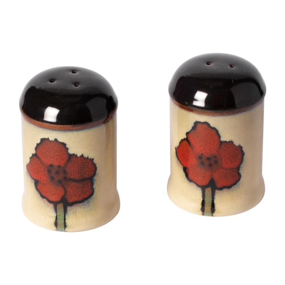Painted Poppies Salt And Pepper Set 3 Painted Poppies Salt And Pepper Set