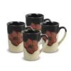 Painted Poppies Set Of 4 Latte Mugs -Kitchen Utensils painted poppies set of 4 latte mugs K45121724 1