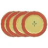 Pistoulet® Set Of 4 Dinner Plates With Red Band 2 Pistoulet® Set Of 4 Dinner Plates With Red Band -Kitchen Utensils pistoulet set of 4 dinner plates with red band K437000491 1