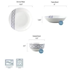 Preslie 18 Piece Dinnerware Set, Service For 6 17 Preslie 18 Piece Dinnerware Set, Service For 6 -Kitchen Utensils preslie 18 piece dinnerware set service for 6 5287309 8