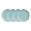 Remembrance Teal Set Of 4 Salad Plates -Kitchen Utensils remembrance teal set of 4 salad plates K45179998 1
