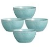 Remembrance Teal Set Of 4 Soup Cereal Bowls 2 Remembrance Teal Set Of 4 Soup Cereal Bowls -Kitchen Utensils remembrance teal set of 4 soup cereal bowls K45179999 1