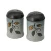 Rustic Leaves Salt And Pepper Set 2 Rustic Leaves Salt And Pepper Set -Kitchen Utensils rustic leaves salt and pepper set 5196546 1