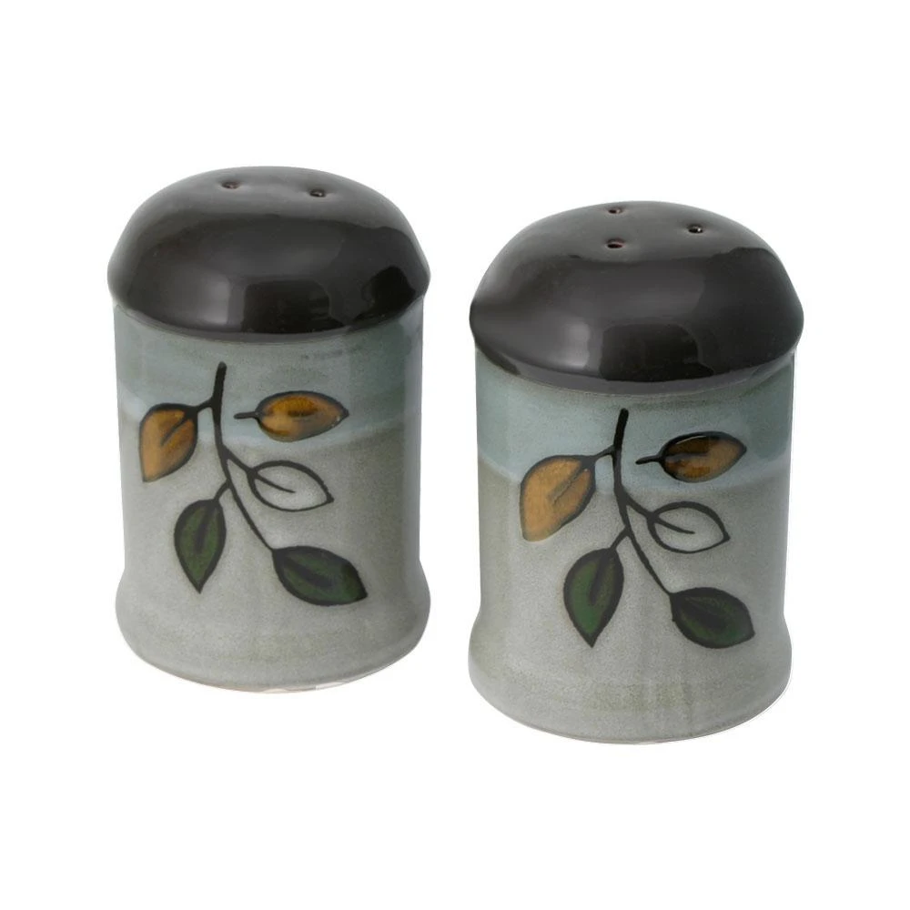 Rustic Leaves Salt And Pepper Set 3 Rustic Leaves Salt And Pepper Set