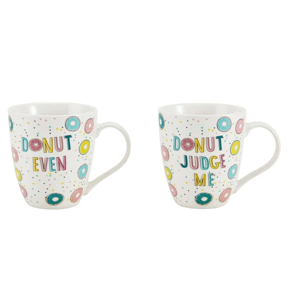 Sentiment Mugs Set Of 2 Donut Mugs 3 Sentiment Mugs Set Of 2 Donut Mugs