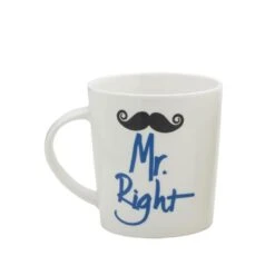Sentiment Mugs Set Of 2 Mr And Mrs Right Mugs -Kitchen Utensils sentiment mugs set of 2 mr and mrs right mugs 5245450 3