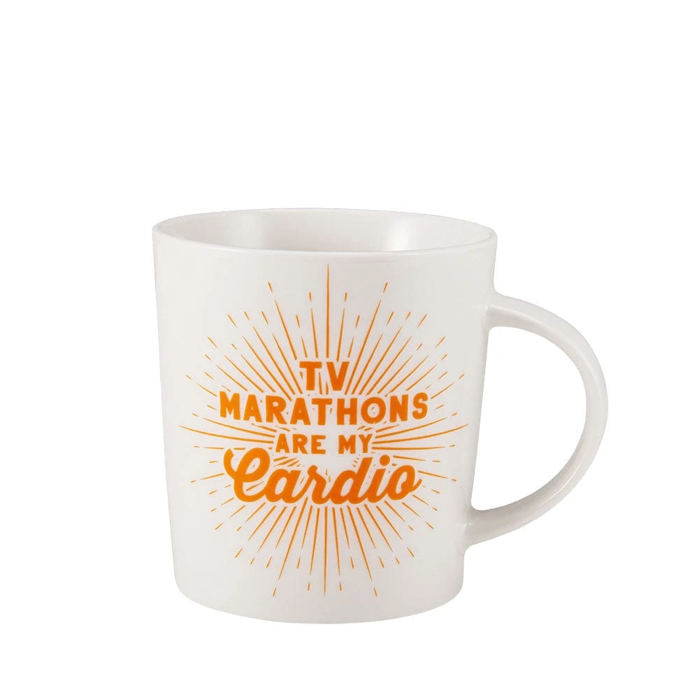 Sentiment Mugs TV Marathons Are My Cardio Mug 3 Sentiment Mugs TV Marathons Are My Cardio Mug
