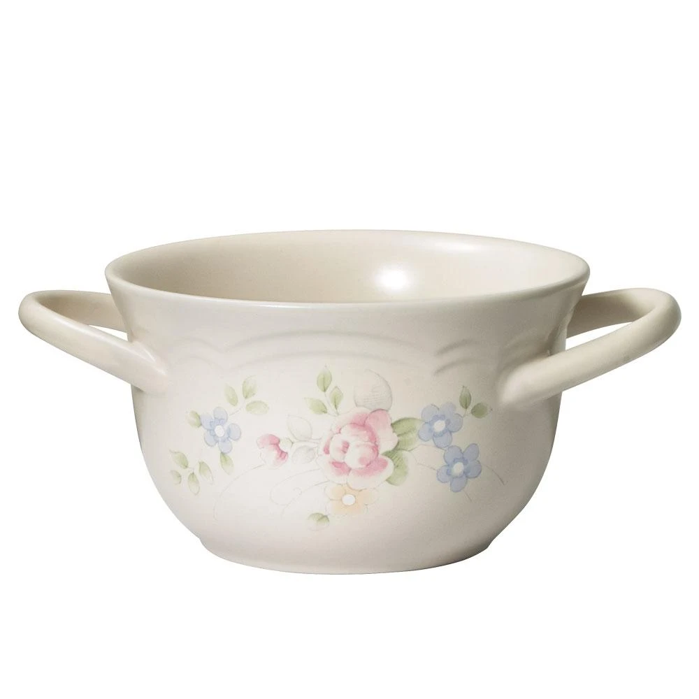 Tea Rose Double Handled Soup Bowl 3 Tea Rose Double Handled Soup Bowl