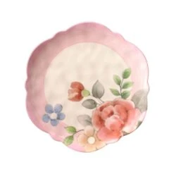 Tea Rose Set Of 4 Outdoor Melamine Salad Plates 7 Tea Rose Set Of 4 Outdoor Melamine Salad Plates -Kitchen Utensils tea rose set of 4 melamine salad plates K45214179 3