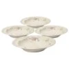 Tea Rose Set Of 4 Rim Soup Bowls -Kitchen Utensils tea rose set of 4 rim soup bowls K42501290 1