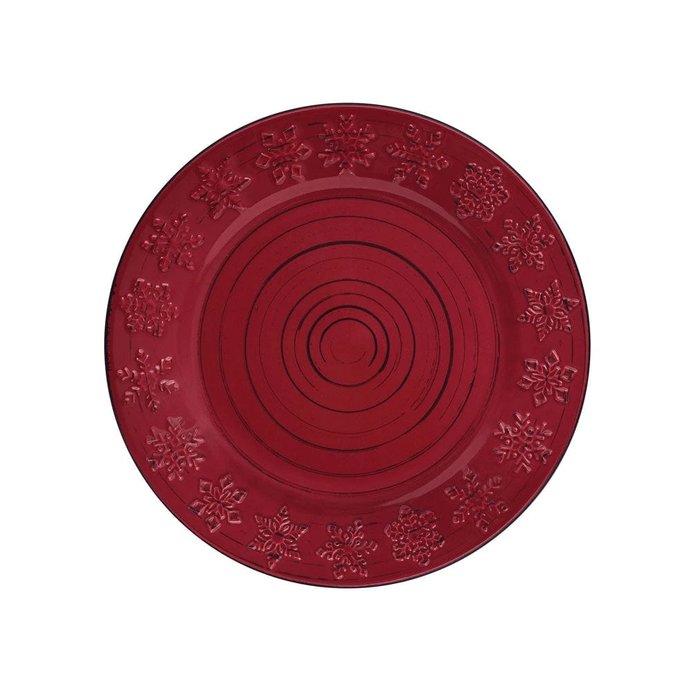 Trellis Snowflakes 12 Piece Dinnerware Set, Service For 4 9 Trellis Snowflakes 12 Piece Dinnerware Set, Service For 4 - Image 7