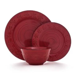 Trellis Snowflakes 12 Piece Dinnerware Set, Service For 4 19 Trellis Snowflakes 12 Piece Dinnerware Set, Service For 4 -Kitchen Utensils trellis snowflakes 12 piece dinnerware set service for 4 5296749 9