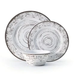 Trellis White 12 Piece Outdoor Melamine Dinnerware Set, Service For 4 19 Trellis White 12 Piece Outdoor Melamine Dinnerware Set, Service For 4 -Kitchen Utensils trellis white 12 piece melamine dinnerware set service for 4 5302581 9