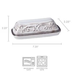 Trellis White Covered Butter Dish 7 Trellis White Covered Butter Dish -Kitchen Utensils trellis white covered butter dish 5281093 3