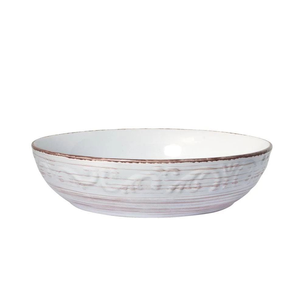 Trellis White Individual Pasta Bowl 3 Trellis White Individual Pasta Bowl