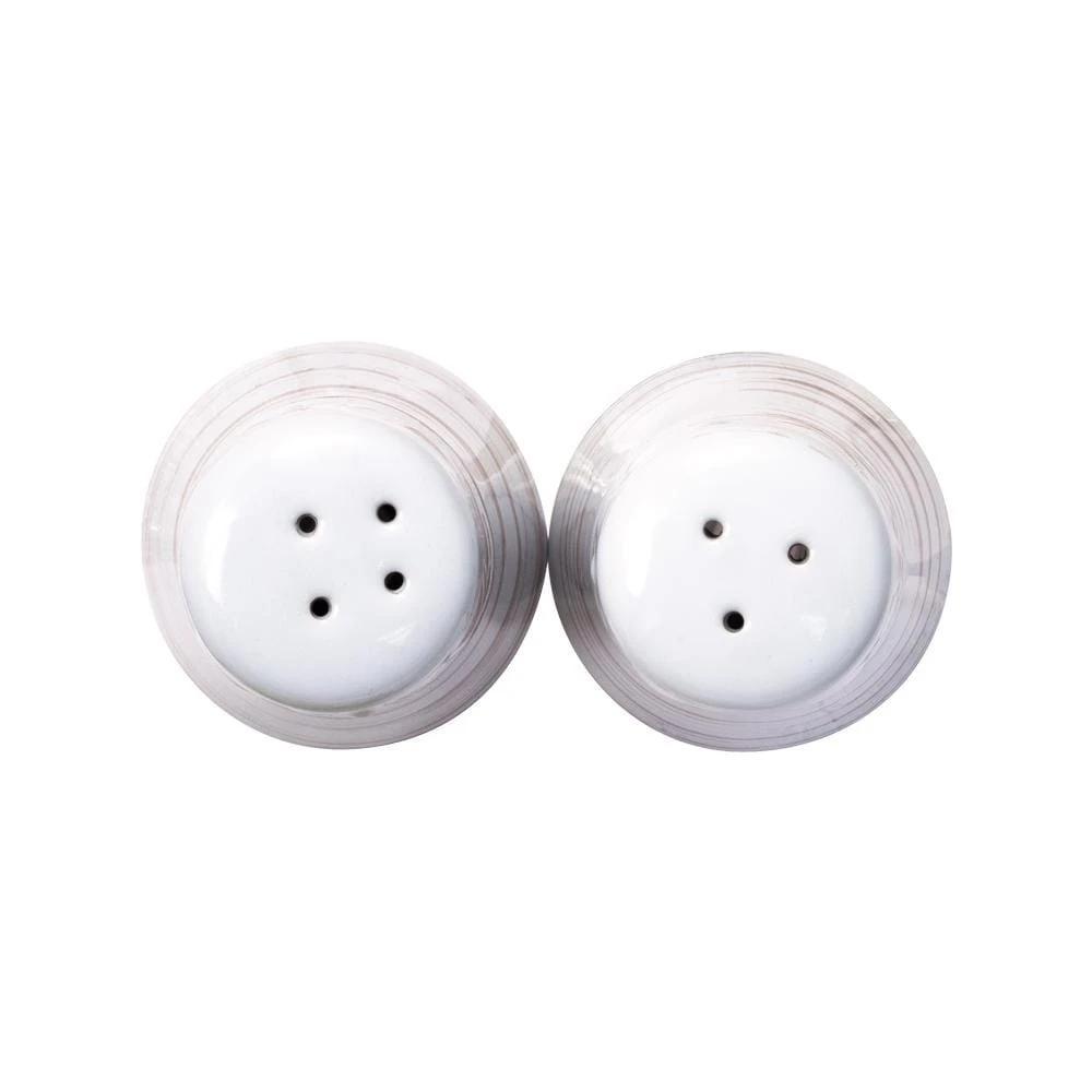 Trellis White Salt And Pepper Set 4 Trellis White Salt And Pepper Set - Image 2