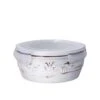 Trellis White Storage Bowl With Lid -Kitchen Utensils trellis white storage bowl with lid 5287937 1