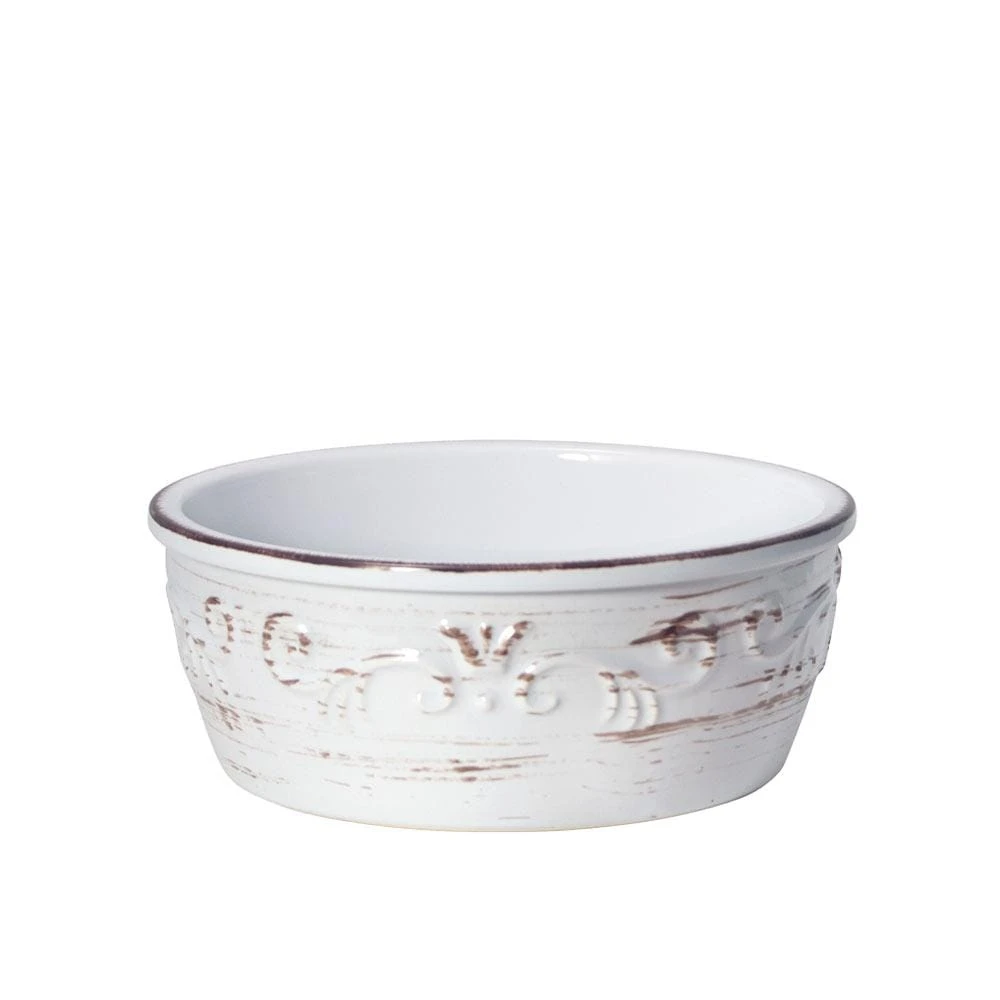 Trellis White Storage Bowl With Lid 4 Trellis White Storage Bowl With Lid - Image 2