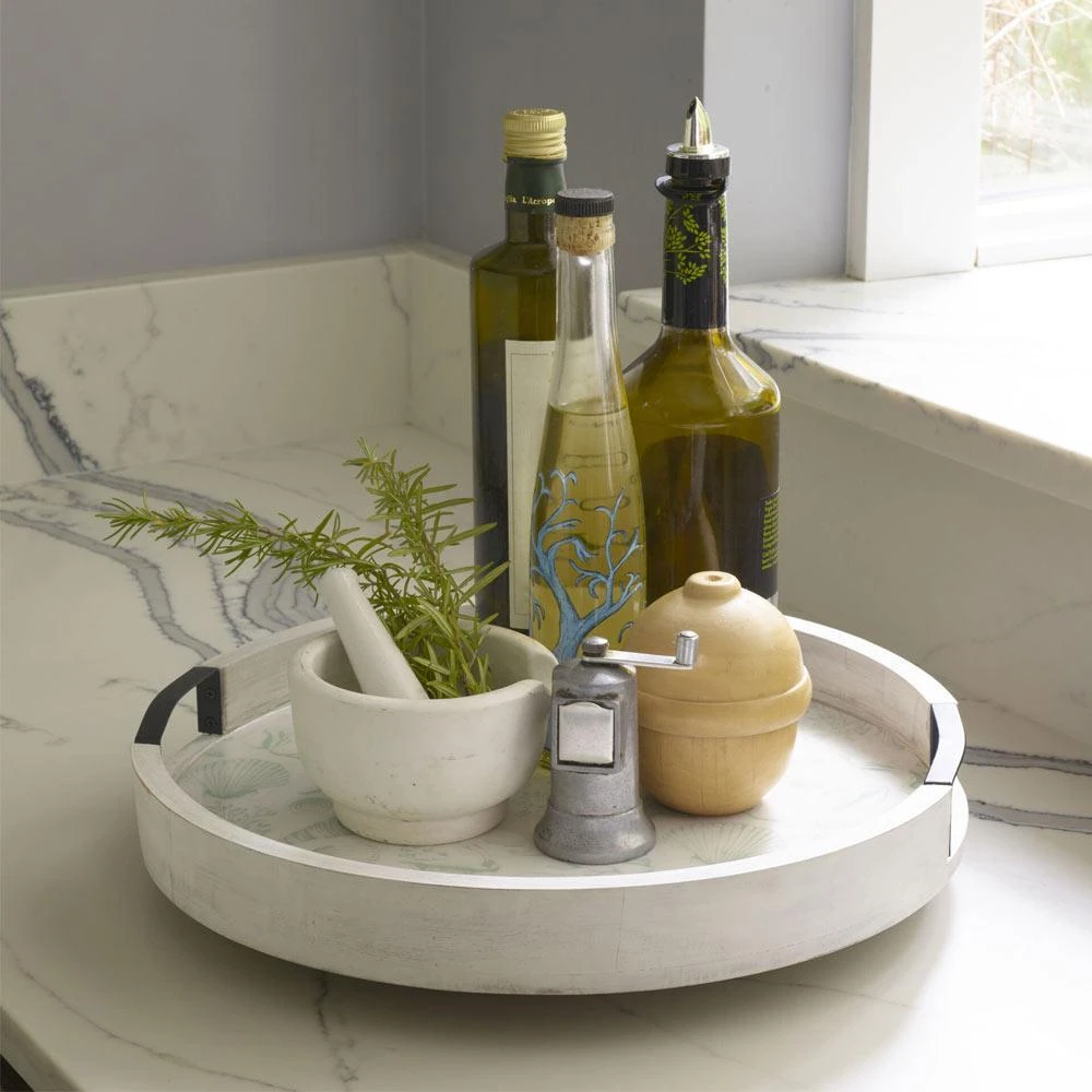 Venice Lazy Susan Turntable Platter, 16 Inch 4 Venice Lazy Susan Turntable Platter, 16 Inch - Image 2