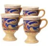 Villa Della Luna® Set Of 4 Pedestal Mugs 1 Villa Della Luna® Set Of 4 Pedestal Mugs -Kitchen Utensils villa della luna set of 4 pedestal mugs K454029000 1