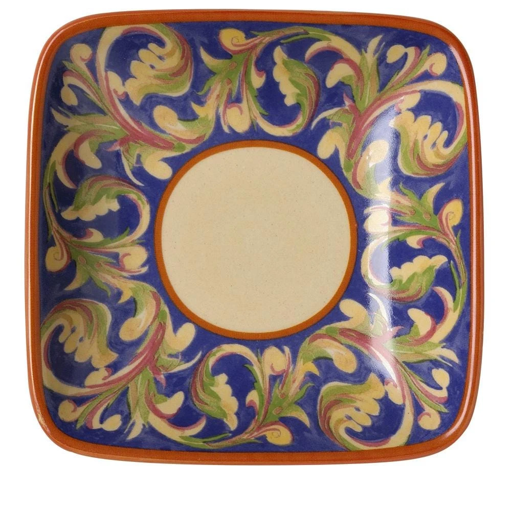 Villa Della Luna® Square Ceramic Wine Tapas Plate 3 Villa Della Luna® Square Ceramic Wine Tapas Plate