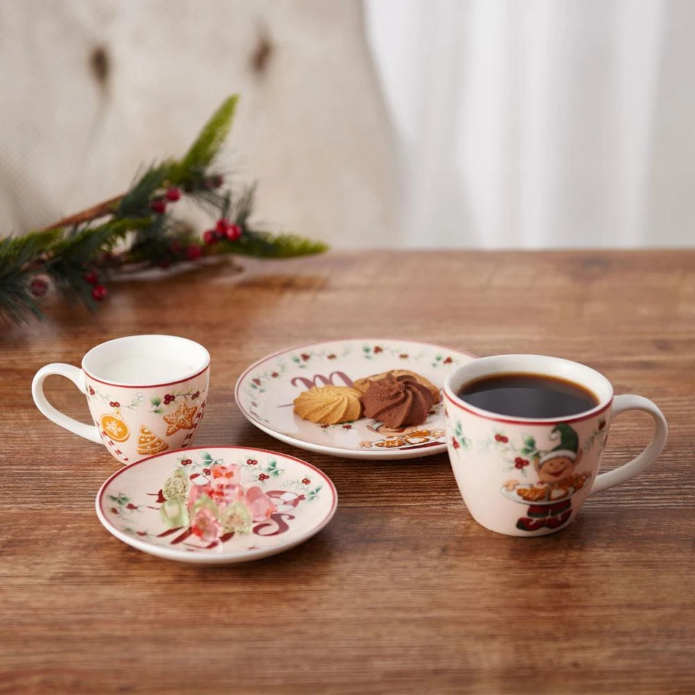 Winterberry® 4 Piece Elf Cookie Plate And Mug Gift Set 4 Winterberry® 4 Piece Elf Cookie Plate And Mug Gift Set - Image 2