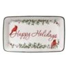 Winterberry® Happy Holidays Rectangular Tray 2 Winterberry® Happy Holidays Rectangular Tray -Kitchen Utensils winterberry happy holidays rectangular tray 5269080 1