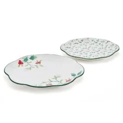 Winterberry® Set Of 2 Holly Serving Platters -Kitchen Utensils winterberry set of 2 holly serving platters 5295772 7