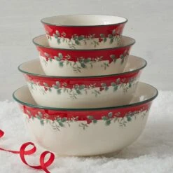 Winterberry® Set Of 4 Serving Bowls -Kitchen Utensils winterberry set of 4 serving bowls 5266323 3