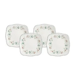 Winterberry® Set Of 4 Square Salad Plates