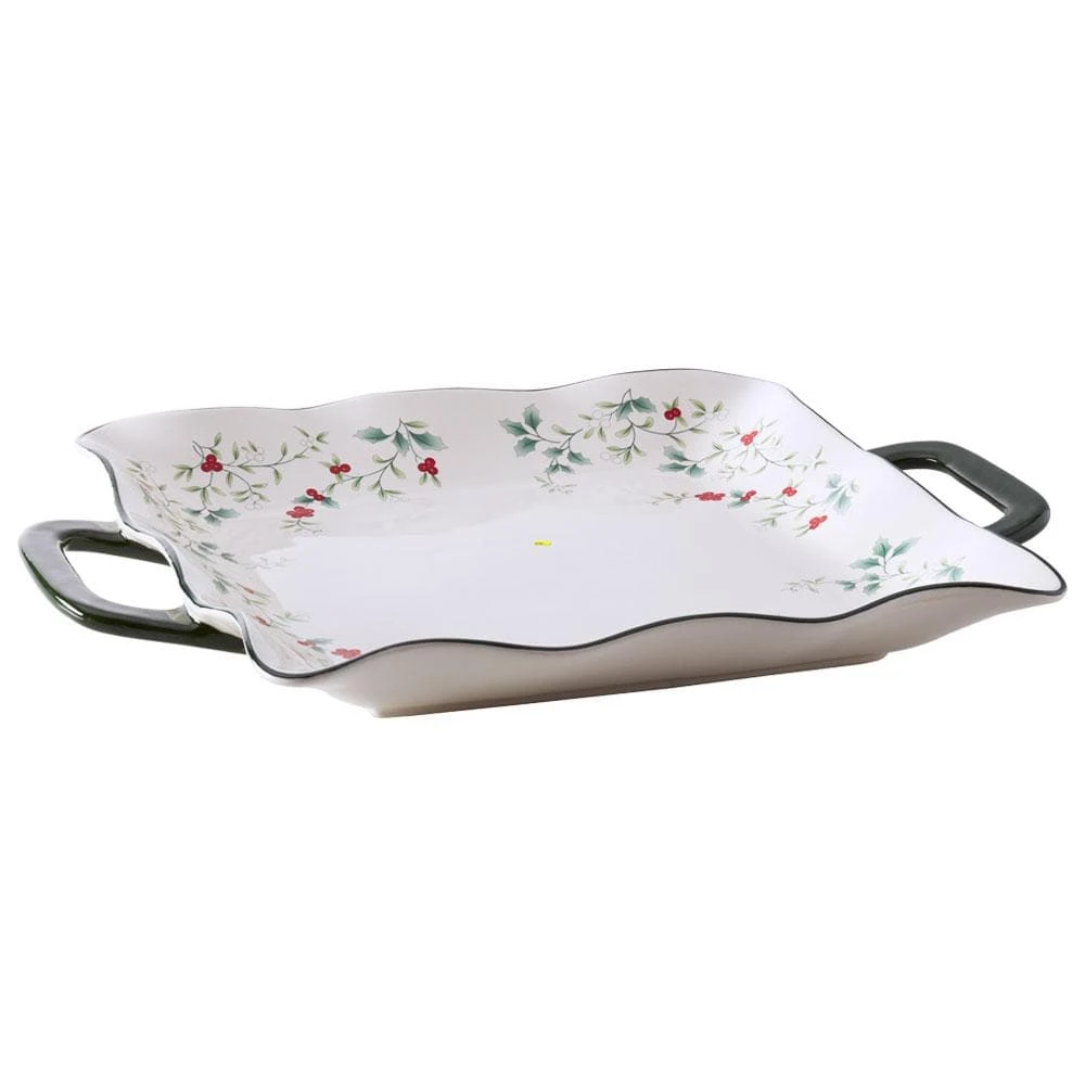 Winterberry® Square Handled Platter 3 Winterberry® Square Handled Platter
